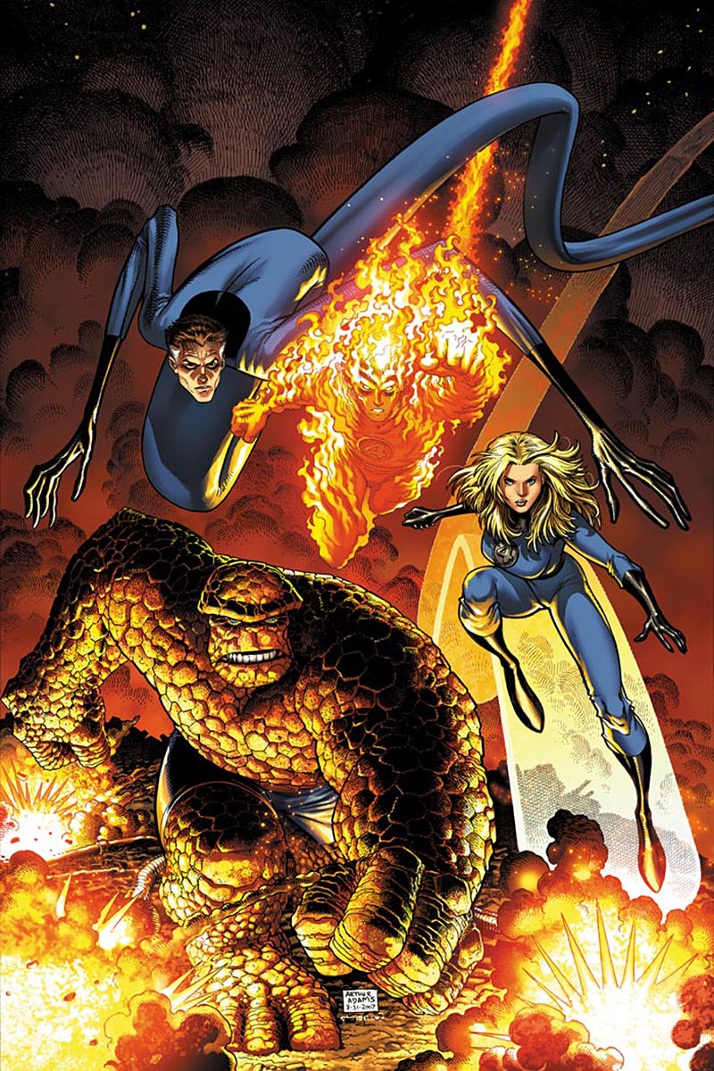 The Fantastic Four by Art Adams