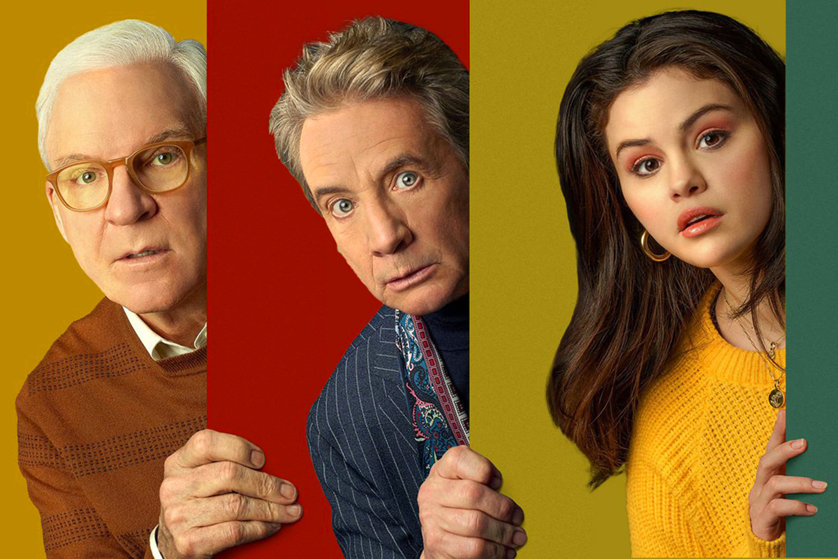 Steve Martin, Martin Short, and Selena Gomez from Only Murders in the Building.
