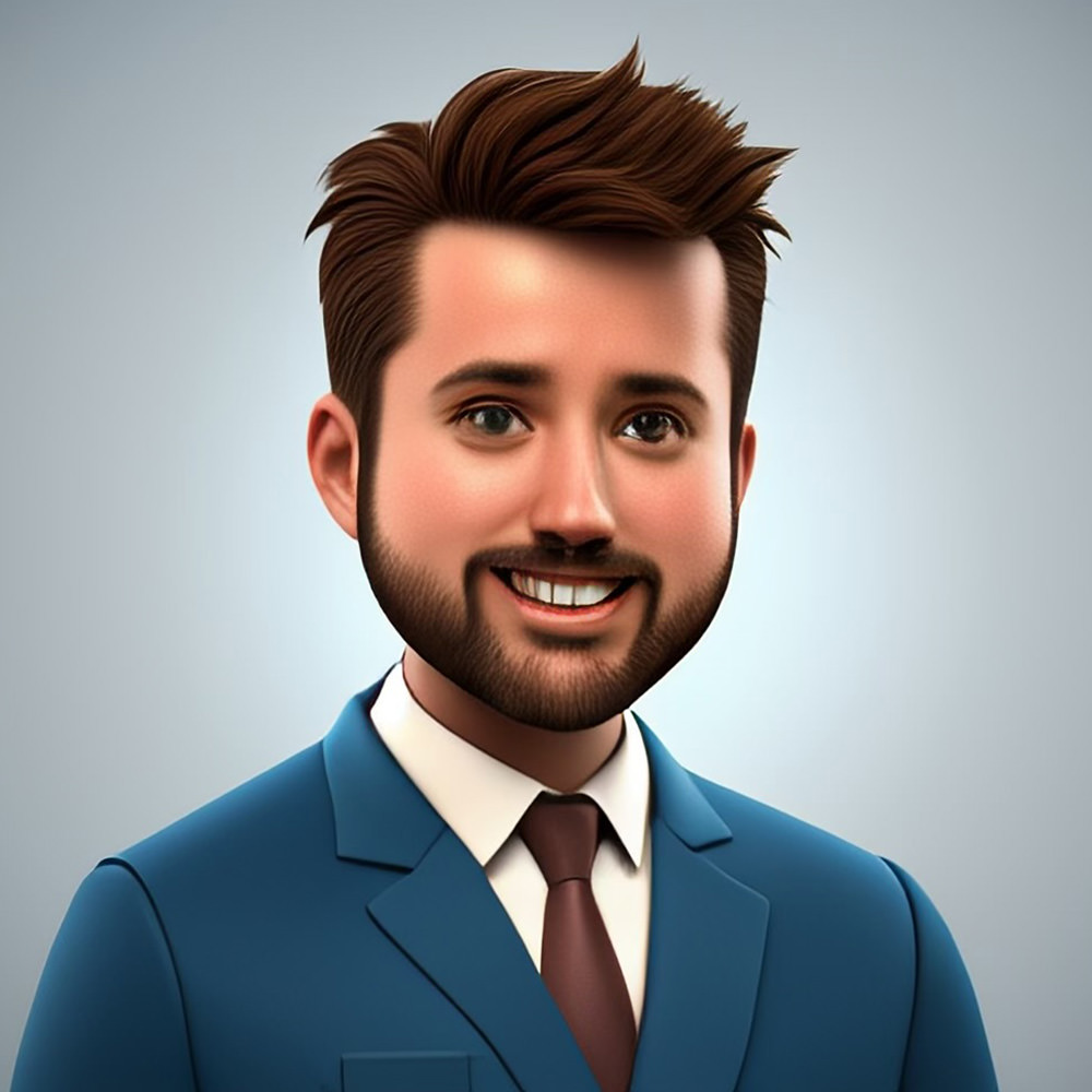 Younger AI generated me!