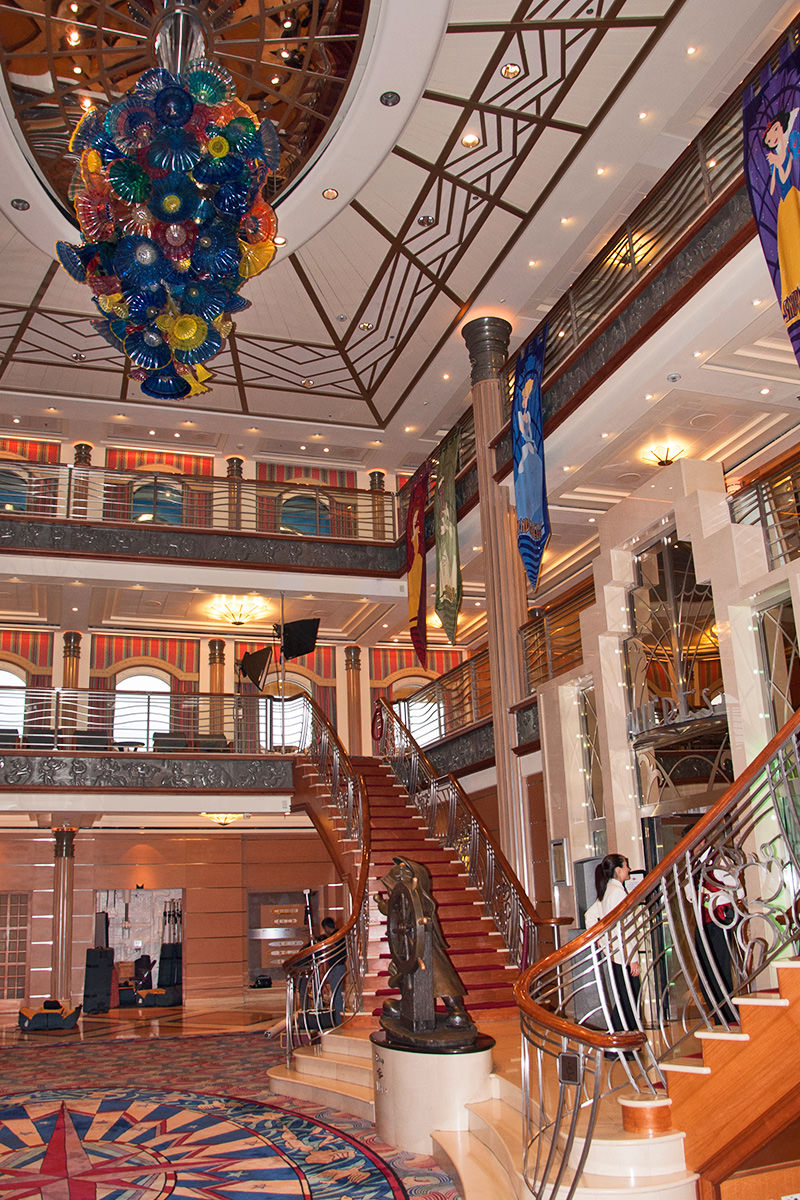 The Disney Cruise Line Atrium