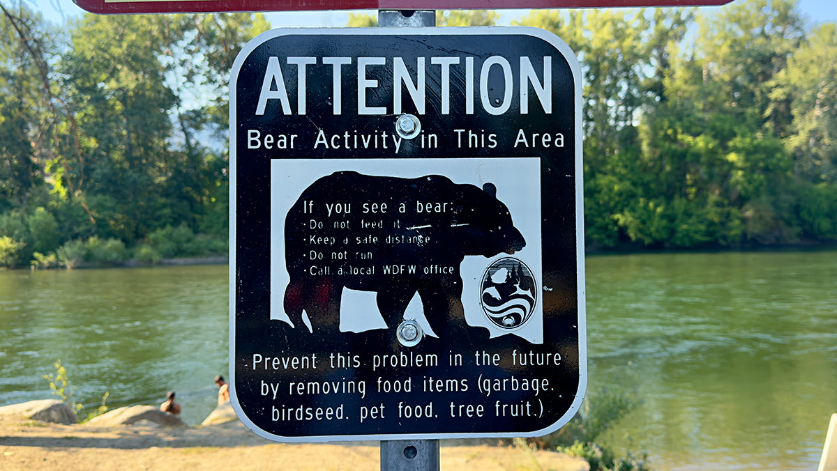 Bear Activity Sign