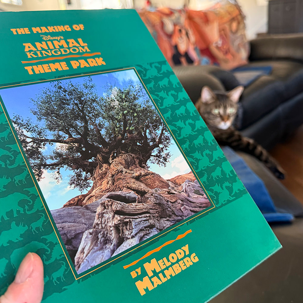 A copy of the Making of Animal Kingdom book