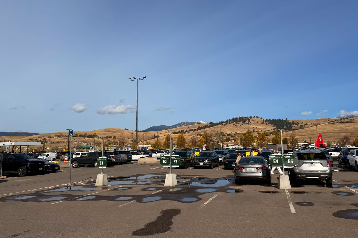 Blue skies in Missoula.