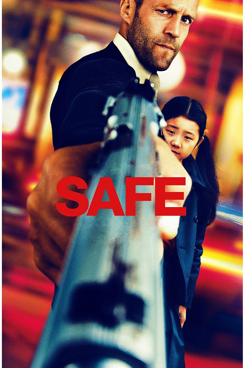 Safe Statham movie poster.