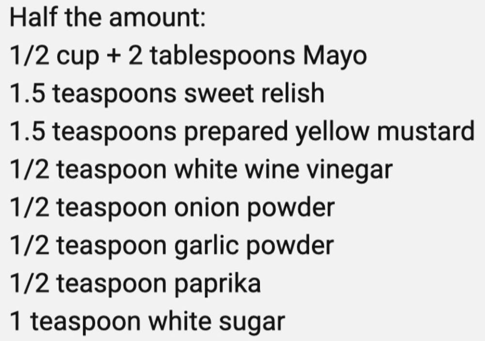 McDonalds Special Sauce Recipe