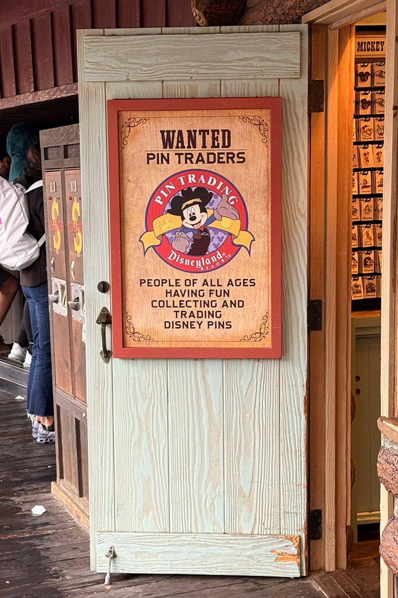 WANTED: PIN TRADERS SIGN